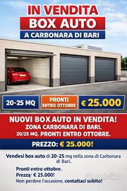 Box auto nuovi in Carbonara di Bar