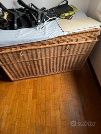 Cestone in vimini porta tutto