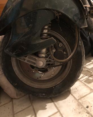 Forcella completa con freno a disco