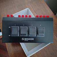 Monacor,switch, commutatore per diffusori.