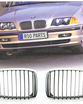 GRIGLIA BMW E46 BERLINA 98-01 COMPACT 00-05 CROMO