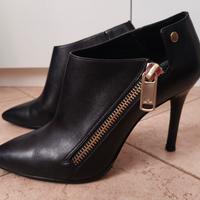 Stivaletti Liu Jo, tacchi spillo cerniera oro n 40