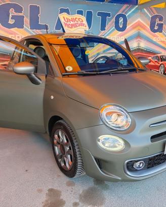 FIAT 500 S 1.2 BENZ. UNICOP. VERDE OPOCA DA VETRIN