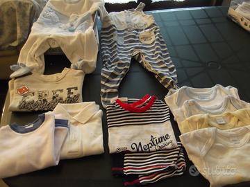 Lotto vestiti usati bambino bimbo 6-9 mesi maschio