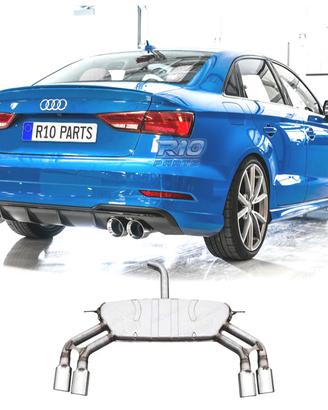 SILENZIATORE DI SCARICO PER AUDI A3 SEDAN 13-20 LO
