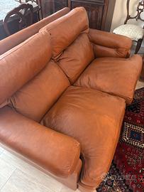 Salotto completo in pelle anni 70
