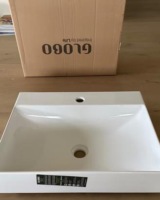 Lavabo GLOBO T-EDGE 60x47 cm. Lavandino nuovo
