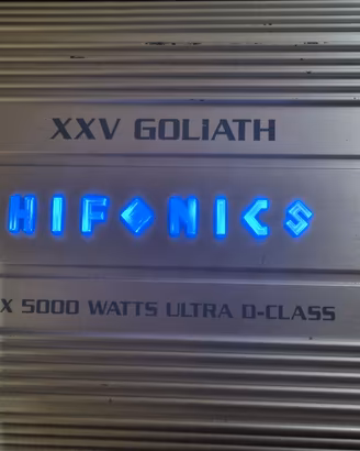 Hifonics XXV Goliath 5000w rms  Ultra D-Class