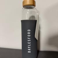 Eco Borraccia in Vetro | Trasparente | Grigia