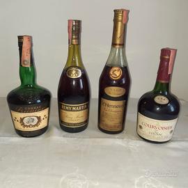 Cognac 4 bottiglie anche da collezione