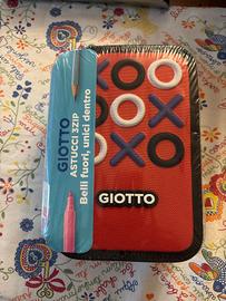 GIOTTO astuccio con 3 zip Collezione Tris