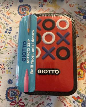 GIOTTO astuccio con 3 zip Collezione Tris