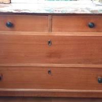 coppia du comodini,cassettiera e macchina da cucir