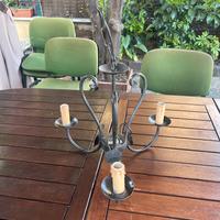 Lampadario arte povere