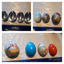 uova di Pasqua in metallo stampato anni  '80