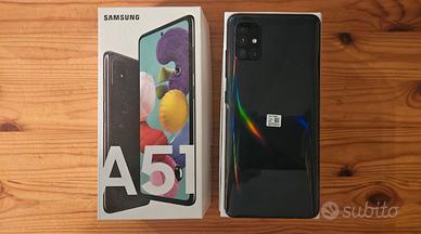 Samsung Galaxy A51 128g black + Cover Samsung