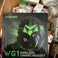 WG1 wirless cuffie NUOVE gaming
