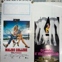Locandine originali film anni 80