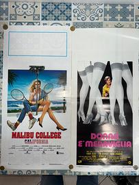 Locandine originali film anni 80