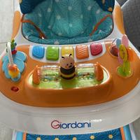 Girello con funzionalità di dondolo