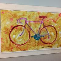 quadro smalto su tela Mario Schifano