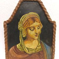 MILANI MONTOPOLI 1930/40 targa devozionale "GF"