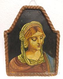 MILANI MONTOPOLI 1930/40 targa devozionale "GF"