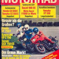 Rivista tedesca MOTORRAD numero 9 del 1983