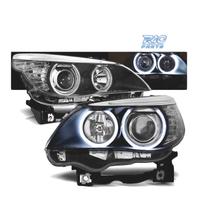 FARI BMW E60 E61 03-07 OCCHI ANGEL CCFL NERI