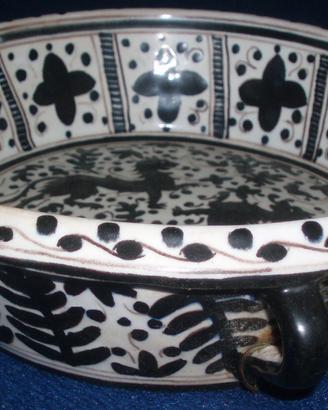 Piatto ciotola ceramica Pietro Ciccoli Pesaro