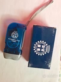 Per collezionisti, torcia a dinamo vintage 