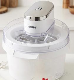Gelatiera KRUPS compatto bianco/acciaio