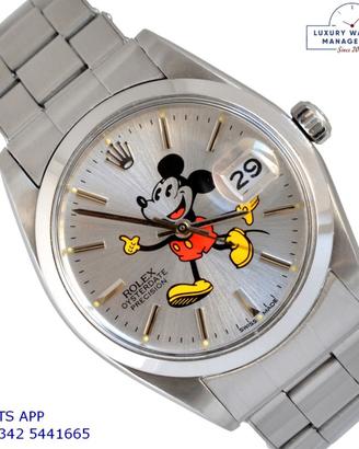 ROLEX Oysterdate 6694 Precision with Mickey Mouse