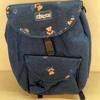 Zainetto/borsa CHICCO per carrozzina NUOVO BLU