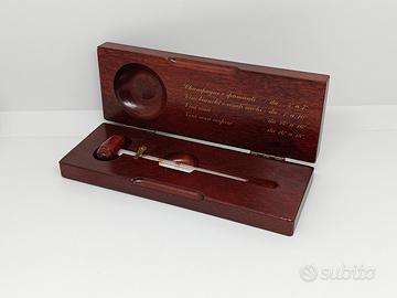 Termometro vino in legno 