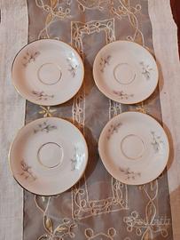 4 piattini per tazzine da caffè vintage anni '50