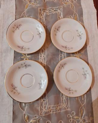 4 piattini per tazzine da caffè vintage anni '50