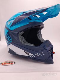 Casco Acerbis Impact X-Racer VTR Celeste-blu (L)