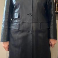 Trench in vera pelle Pollini da donna
