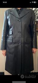 Trench in vera pelle Pollini da donna