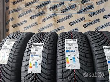 4 pneumatici nuovi 215 55 17 Bridgestone 4 stagion