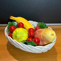 Cestino Frutta Ceramica Decorazione Tavola
