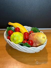 Cestino Frutta Ceramica Decorazione Tavola