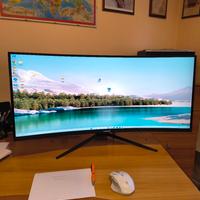 Monitor  32 pollici curvo