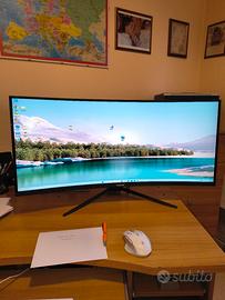 Monitor  32 pollici curvo