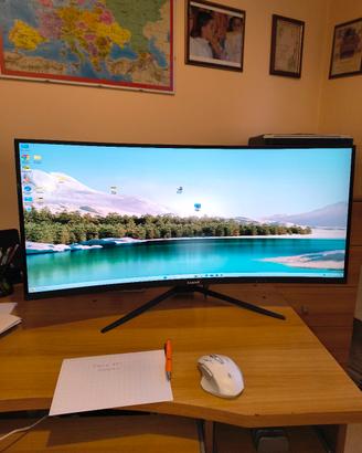 Monitor  32 pollici curvo