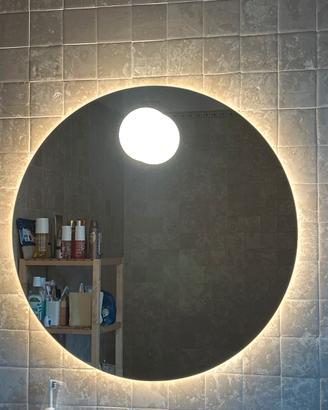 Specchio con luci led