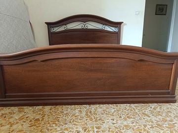 letto matrimoniale in legno 