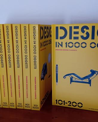 Design in 1000 oggetti 10 volumi Nuovi