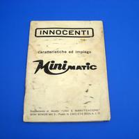 Libretto Uso Manutenzione Innocenti MiniMatic 1971